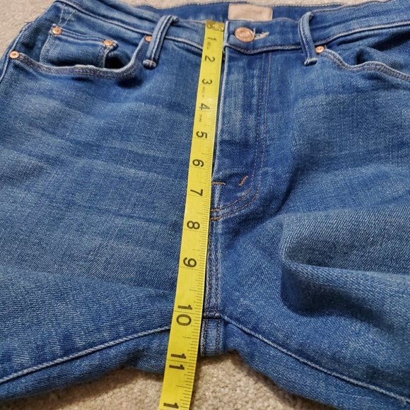 MOTHER Blue Flare & Wide Leg Jeans - Picture 15 of 16